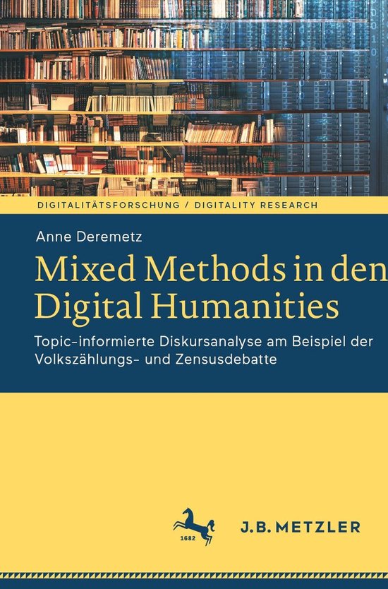 J.B. Metzler Humanities (German Language) - Mixed Methods in ... - cover