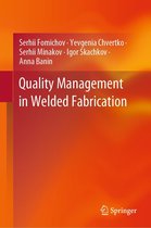 Quality Management in Welded Fabrication