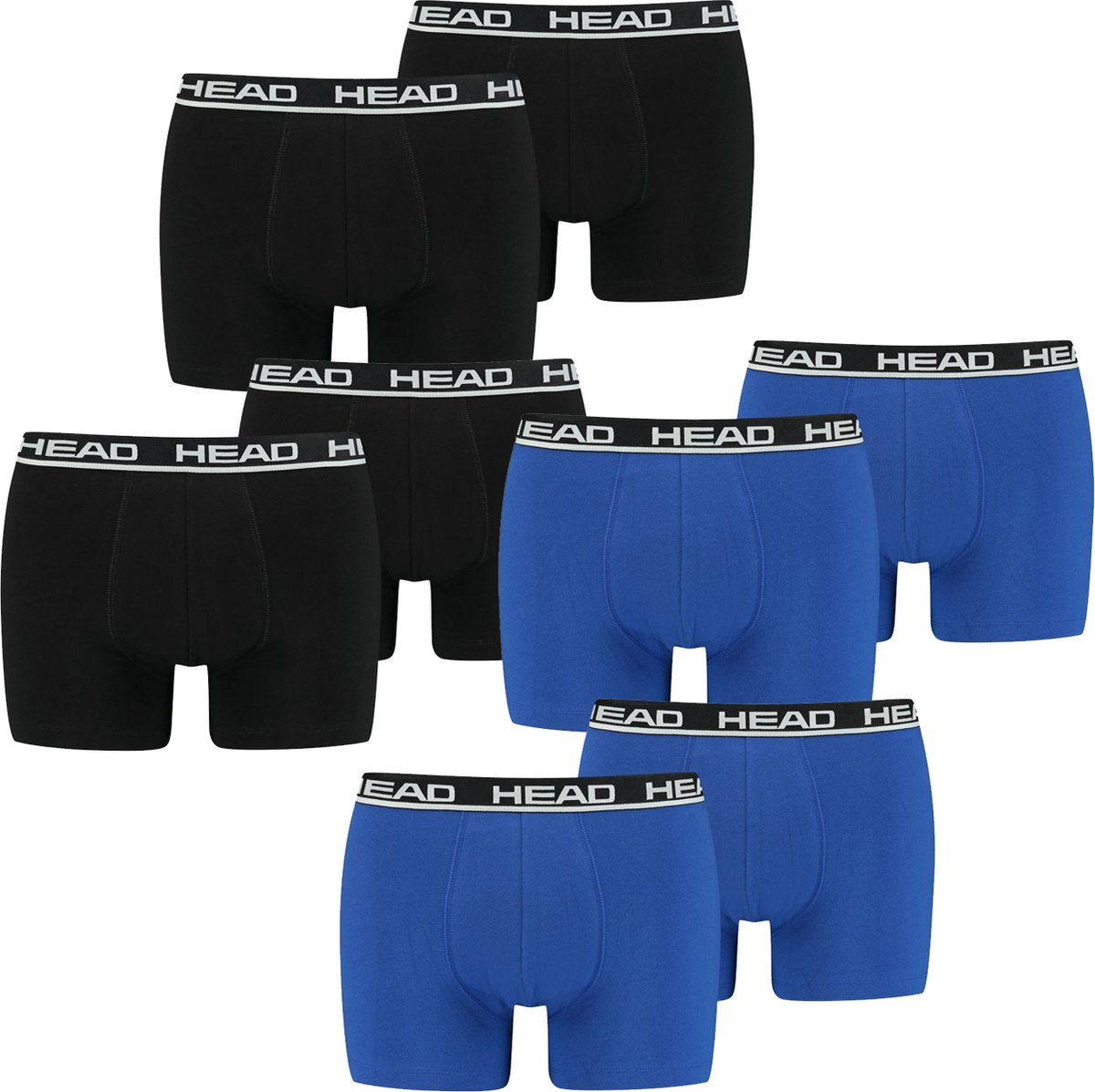 HEAD Heren Boxershorts HEAD BASIC BOXER 8er Pack Veelkleurig L