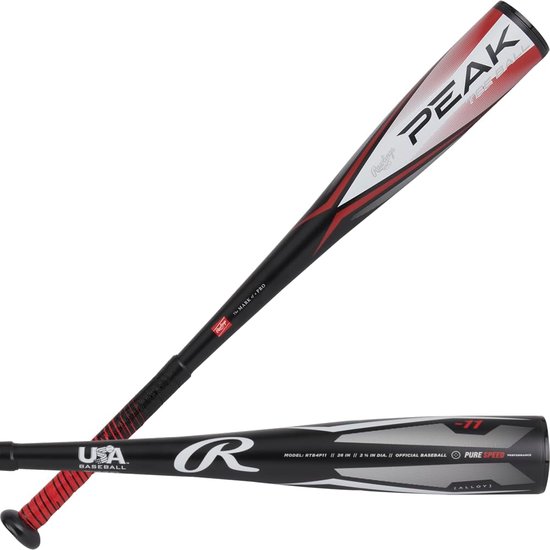 Batte De Baseball Raptor USSSA - 30 Pouces / -10 - Barillet 2 1/4 Pouces - En Aluminium Une Pièce - Pour Jeunes - Neuf