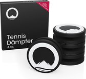 Tennisdemper, 100% gerecycled, 4 stuks, premium tennisracket, als tennisracket-demper, trillingsdemper, tennis of tennistaccessoire