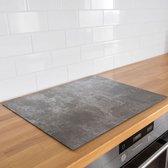 Inductie beschermer textuur van beton | 81.2 x 52 cm | Keukendecoratie | Bescherm mat | Inductie afdekplaat