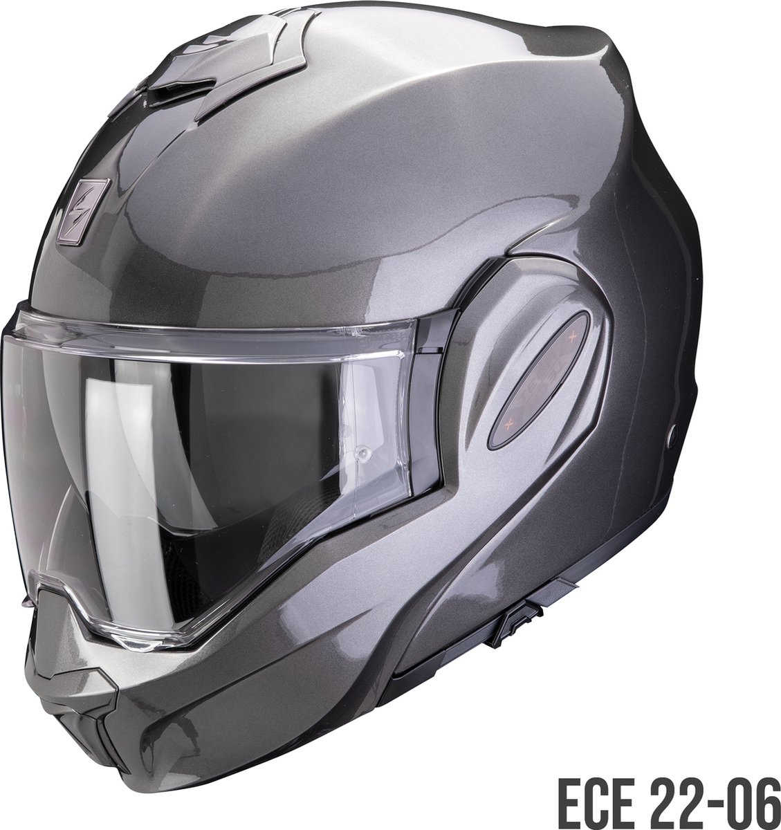Scorpion Exo-Tech Evo Pro Solid Metallic Grey L - Maat L - Helm