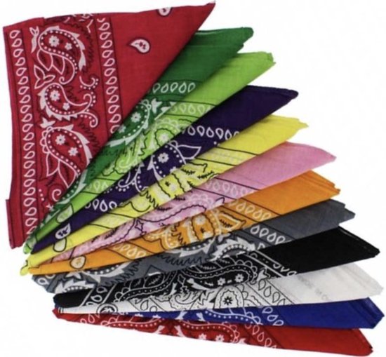 Foto: Knaak ego bandana paisley pack mondkapje multicolours