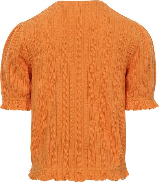 LOOXS Little 2411-7313-533 Meisjes Sweater/Vest - Maat 104 - Oranje van 100% COTTON