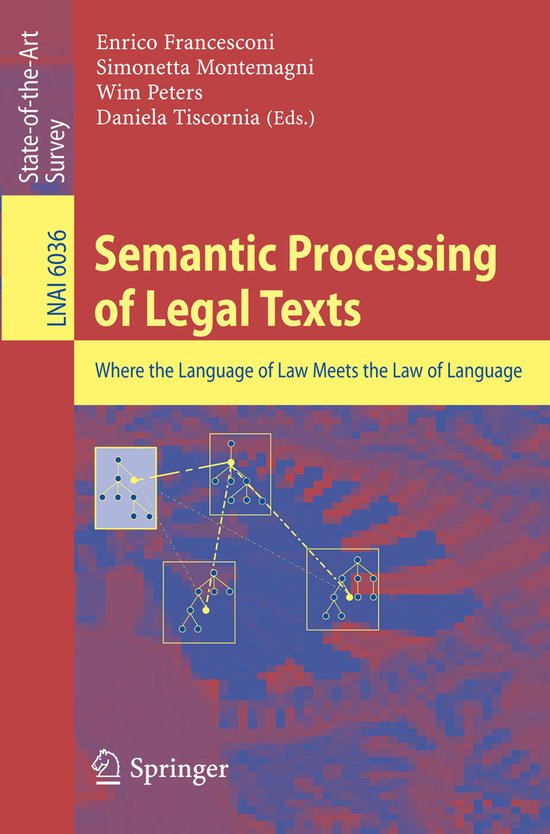 Semantic Processing of Legal Texts - cover