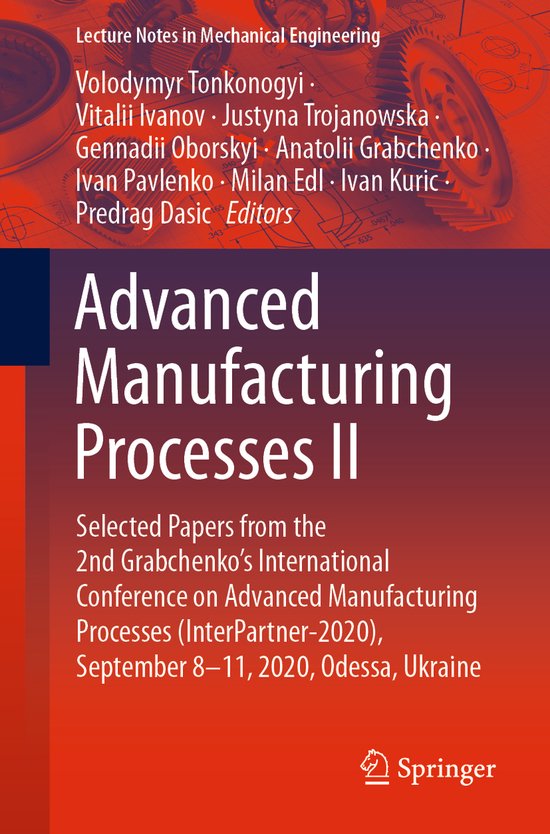Advanced Manufacturing Processes II - cover