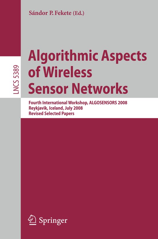 Algorithmic Aspects of Wireless Sensor Networks - cover
