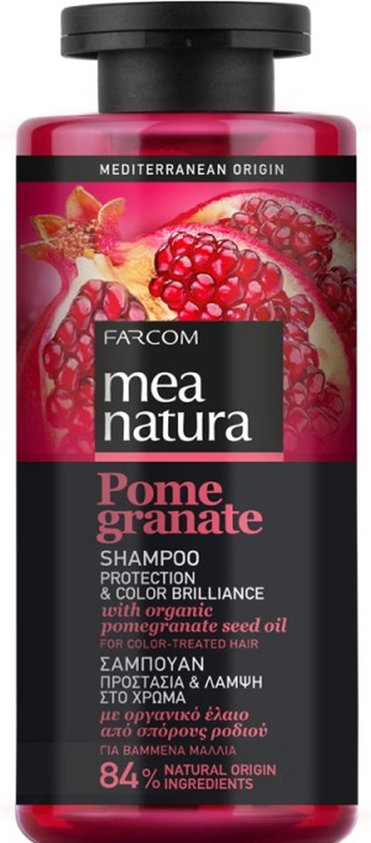 Mea Natura - Shampoo voor gekleurd haar - Granaatappel