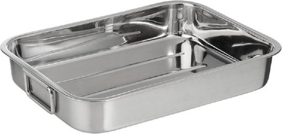 IKEA KONCIS - Braadpan met Grillrek, RVS - 40x32 cm