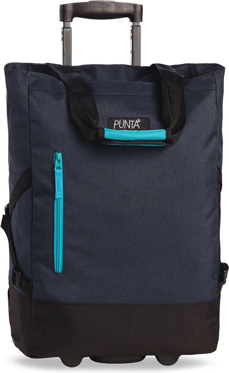 Fabrizio - Punta - shoppingtrolley - boodschappenkar - donkerblauw