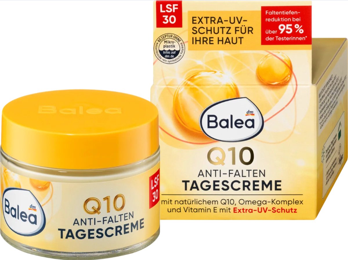 Balea Gezichtscrème Q10 anti-rimpel beschermende dagcrème SPF30 - 50 ml