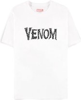 Marvel - Venom - Zwart Logo T-shirt Wit - S