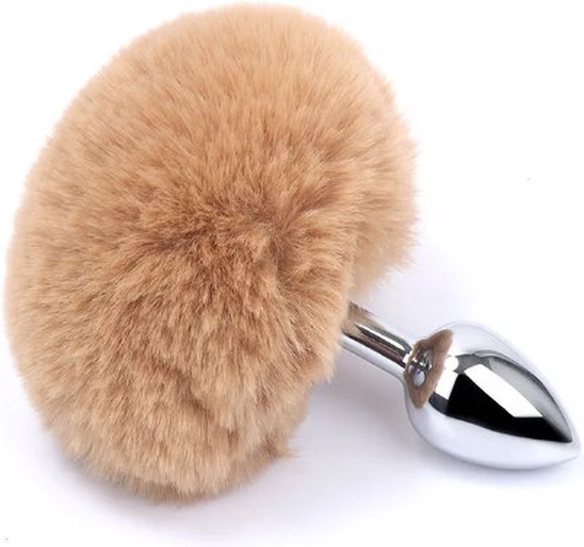 Goedkoopste Go Go Gadget - Bunny Tail - ButtPlug - Fluffy Konijnenstaart - Sex Speeltjes - Licht Bruin