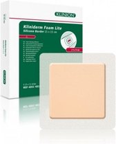 Bandage en mousse Kliniderm Foam Silicone Lite avec bordure 15x15cm Klinion
