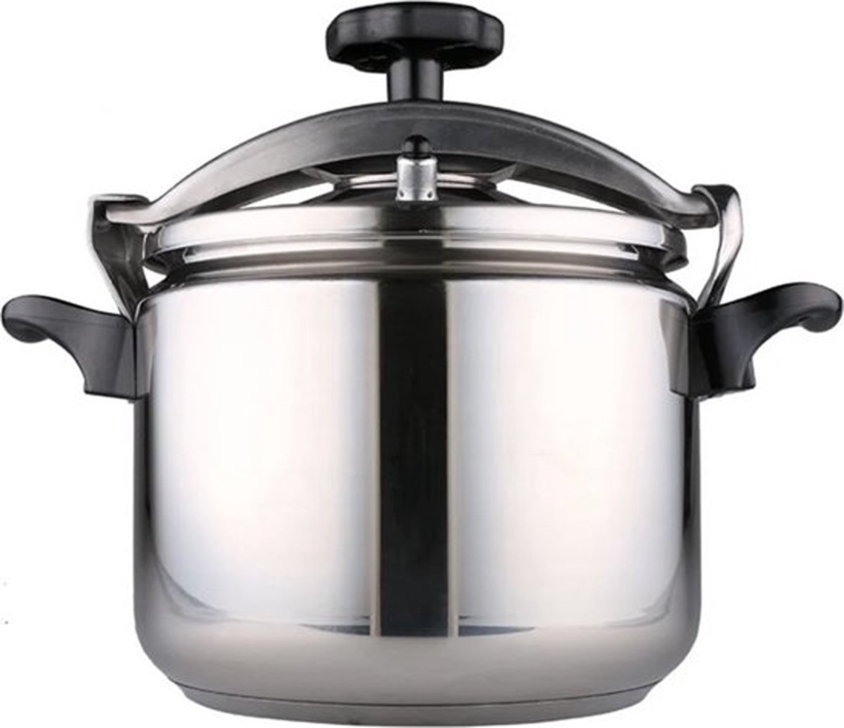 Bol.com Bavary Snelkookpan - 10 Liter - Aluminium - Geschikt voor Inductie - Ø 26 cm aanbieding