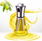 Pulvérisateur d'huile d'olive - Atomiseur d'huile d'olive - Spray de cuisson - Spray d'huile - Rechargeable - Accessoires de BBQ - y compris un entonnoir approprié - 200 ml