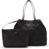 Guess Vikky II Large Tote Dames Handtas - Zwart - One Size
