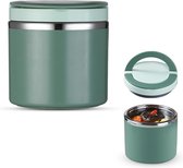 1 liter thermocontainer voor eten, warmhouden container, voedselcontainer, isolatiecontainer met handvat, lunchbox thermo voor eten, maaltijden