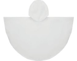 PEVA regenponcho - Poncho regen - Regenkleding - Kinderen - One size - 2-5 jaar - Wit