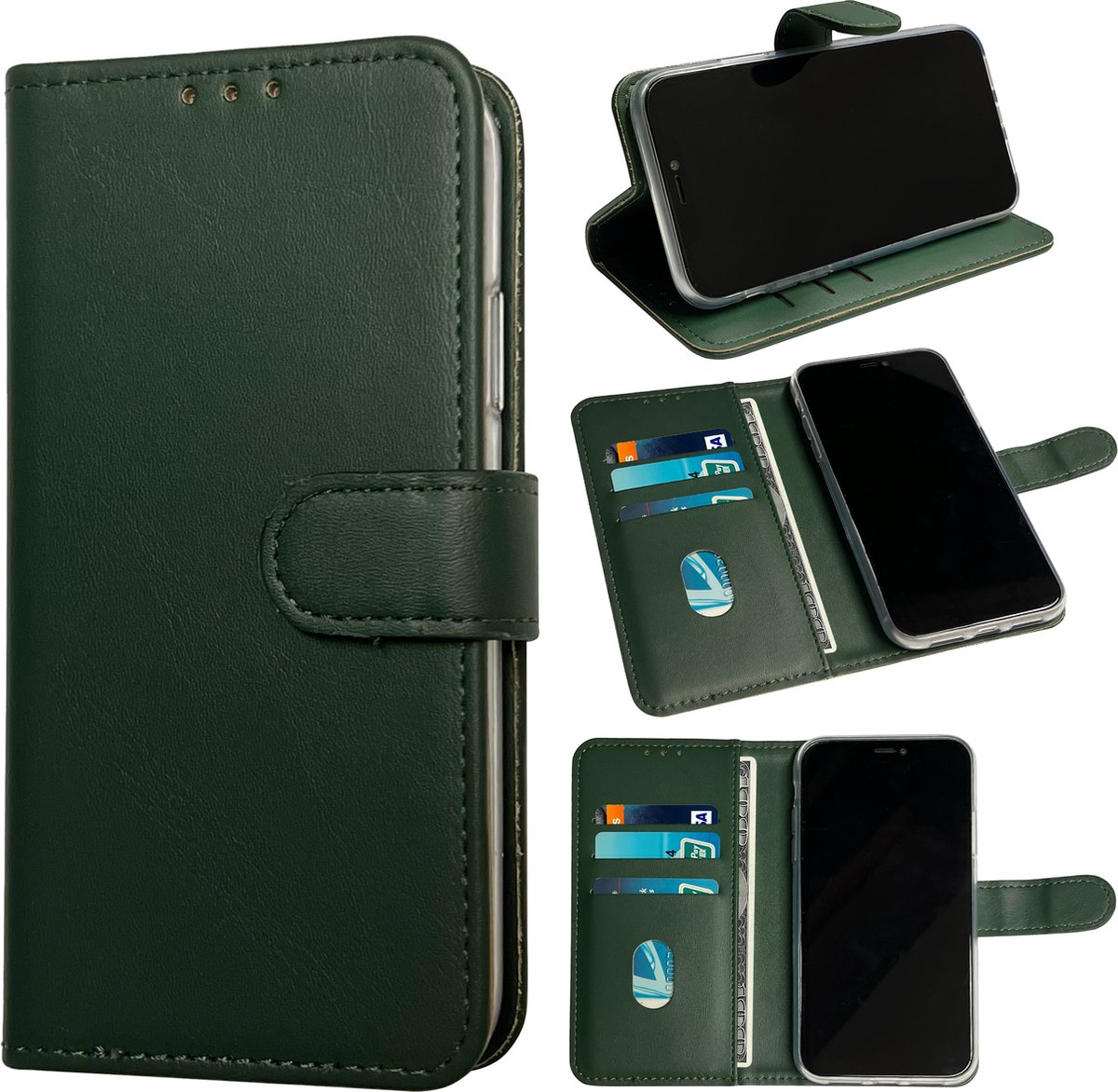 Samsung Galaxy A6 Portemonnee Hoesje met Teddy Print