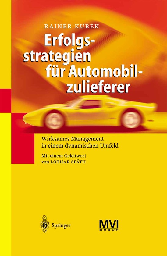 Erfolgsstrategien für Automobilzulieferer - cover