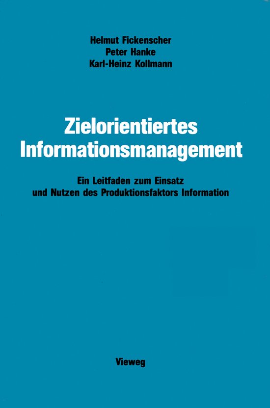 Zielorientiertes Informationsmanagement - cover
