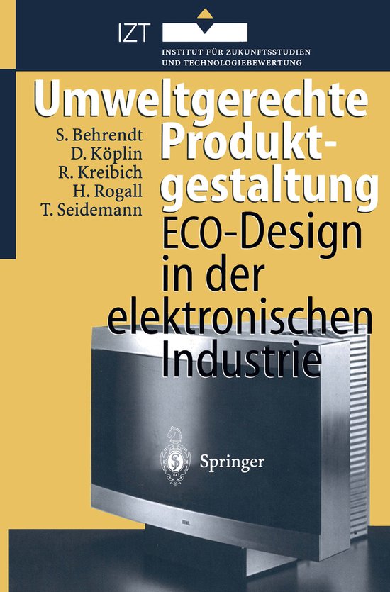 Umweltgerechte Produktgestaltung - cover