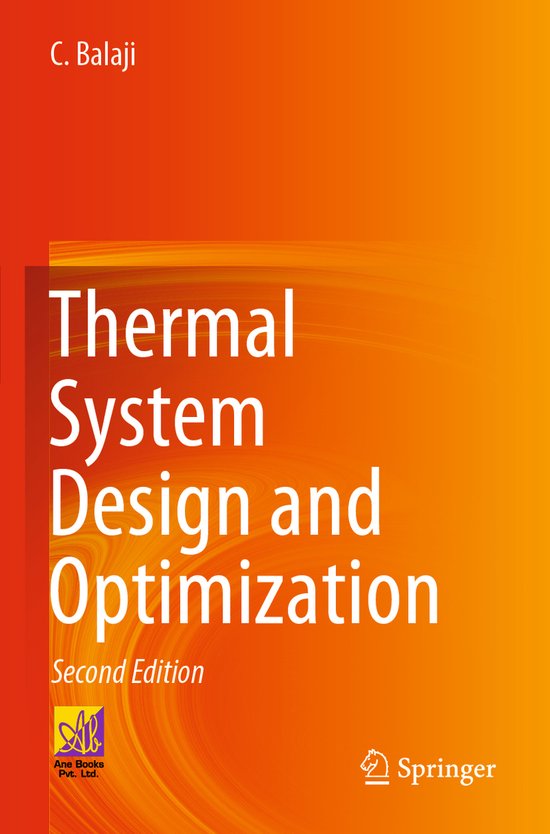 Thermal System Design and Optimization | 9783030590482 | C. Balaji ...