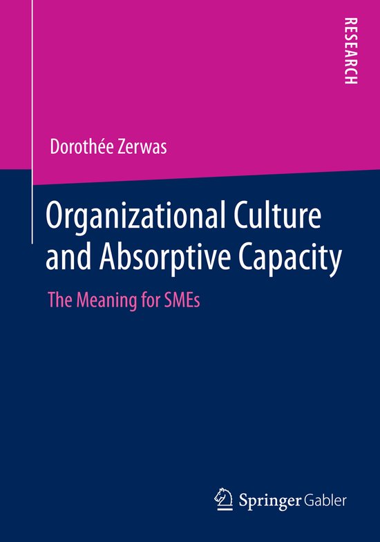 Organizational Culture and Absorptive Capacity - cover