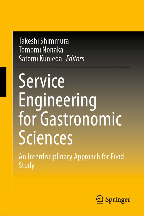 Service Engineering for Gastronomic Sciences - cover