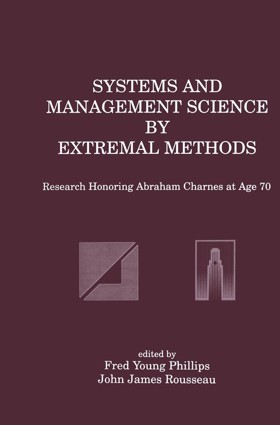 Systems and Management Science by Extremal Methods - cover