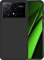 Coque pour Xiaomi Poco X6 Pro 5G - Coque arrière en Siliconen - Coque pour Xiaomi Poco X6 Pro - Zwart