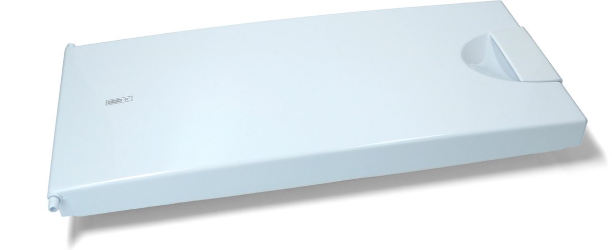 Whirlpool Bauknecht Smeg vriesvakklep - 65 x 505 x 225 mm - deur vriesvak - vriesvakdeur - Compleet met greep en rubber - 696135911 - 481244069344 wit