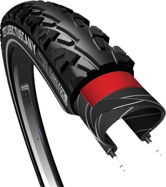 CST Tuscany Fahrradreifen 26 X 1.75 – Schwarz, 47-559 – Für City- & Trekkingräder
