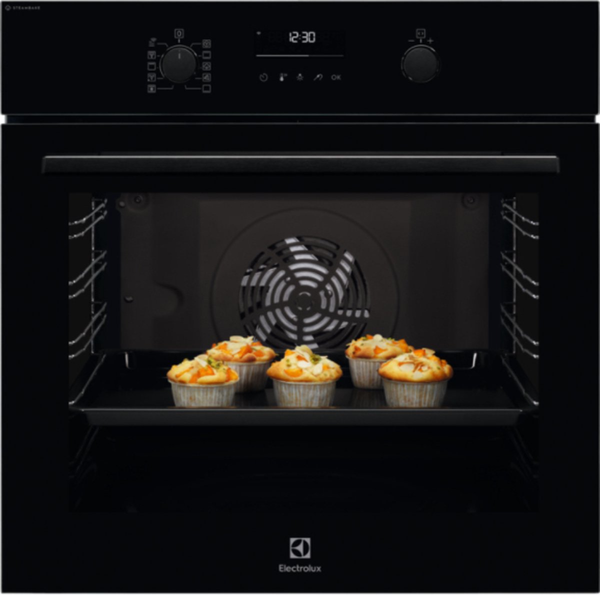 Electrolux EOD6C77WZ, Middelmaat, 72 l, Grill, Oven, Snel, Stoom, Surround, 2 schappen, Katalytisch, Zwart