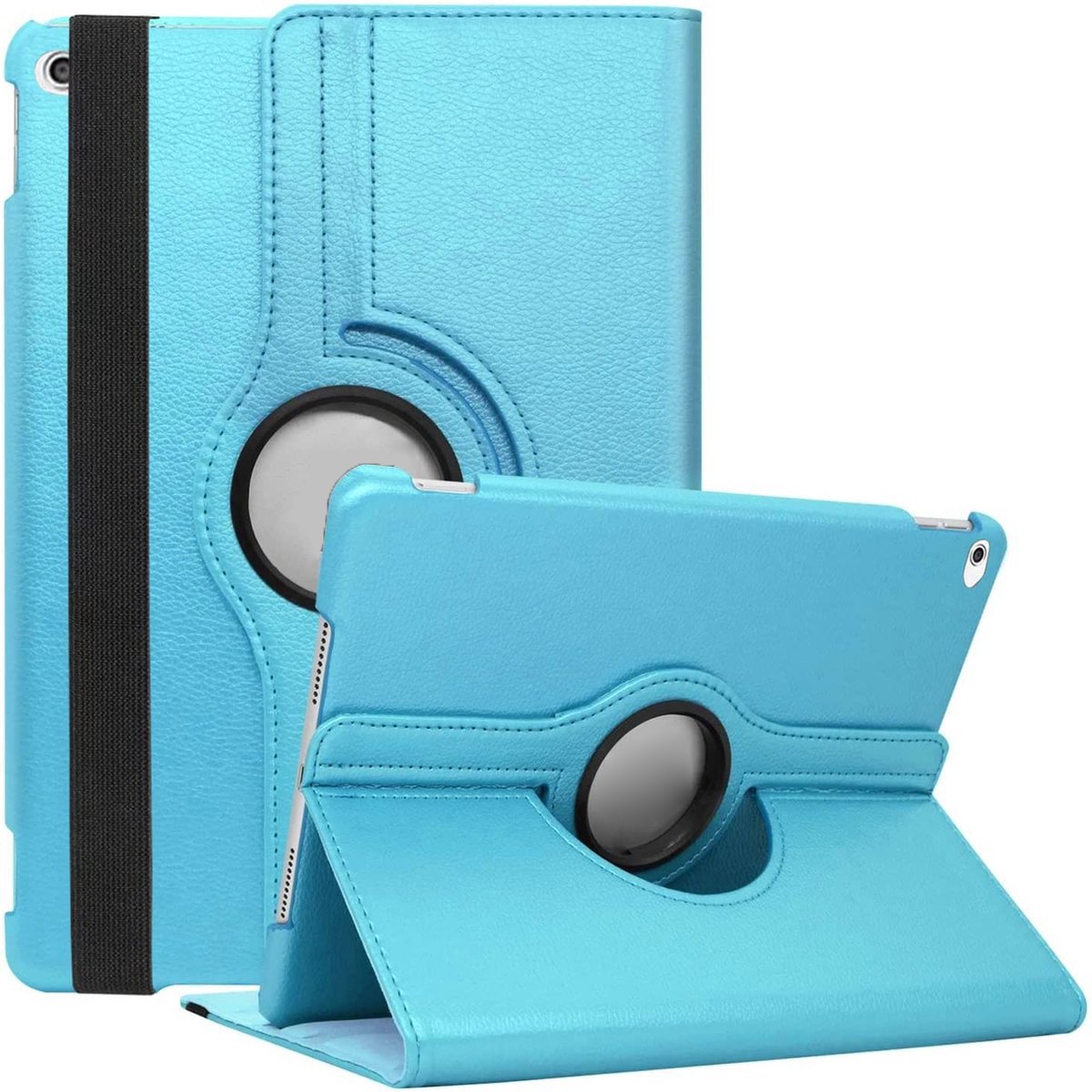 Tablet Hoes - Geschikt voor iPad Air Hoes 2e Generatie (2014) - 9.7 inch - Licht Blauw