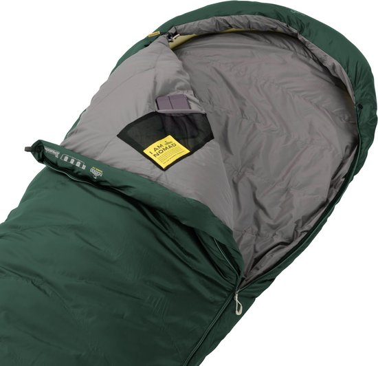 NOMAD® Taurus 250 Slaapzak - 210x80cm Groen - Lichtgewicht & Kwalitatief - Slaapzak - Incl Hoes van NOMAD — afbeelding 5