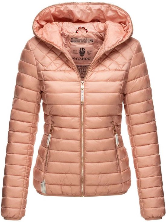 Navahoo Ich bin hubsch Rembourré Et Coupe-Vent - Veste Intermédiaire Femme - Rose - S