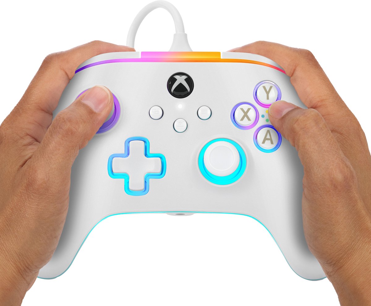 PowerA Advantage Bedrade Controller Xbox Series X|S met Lumectra - Wit – foto 5