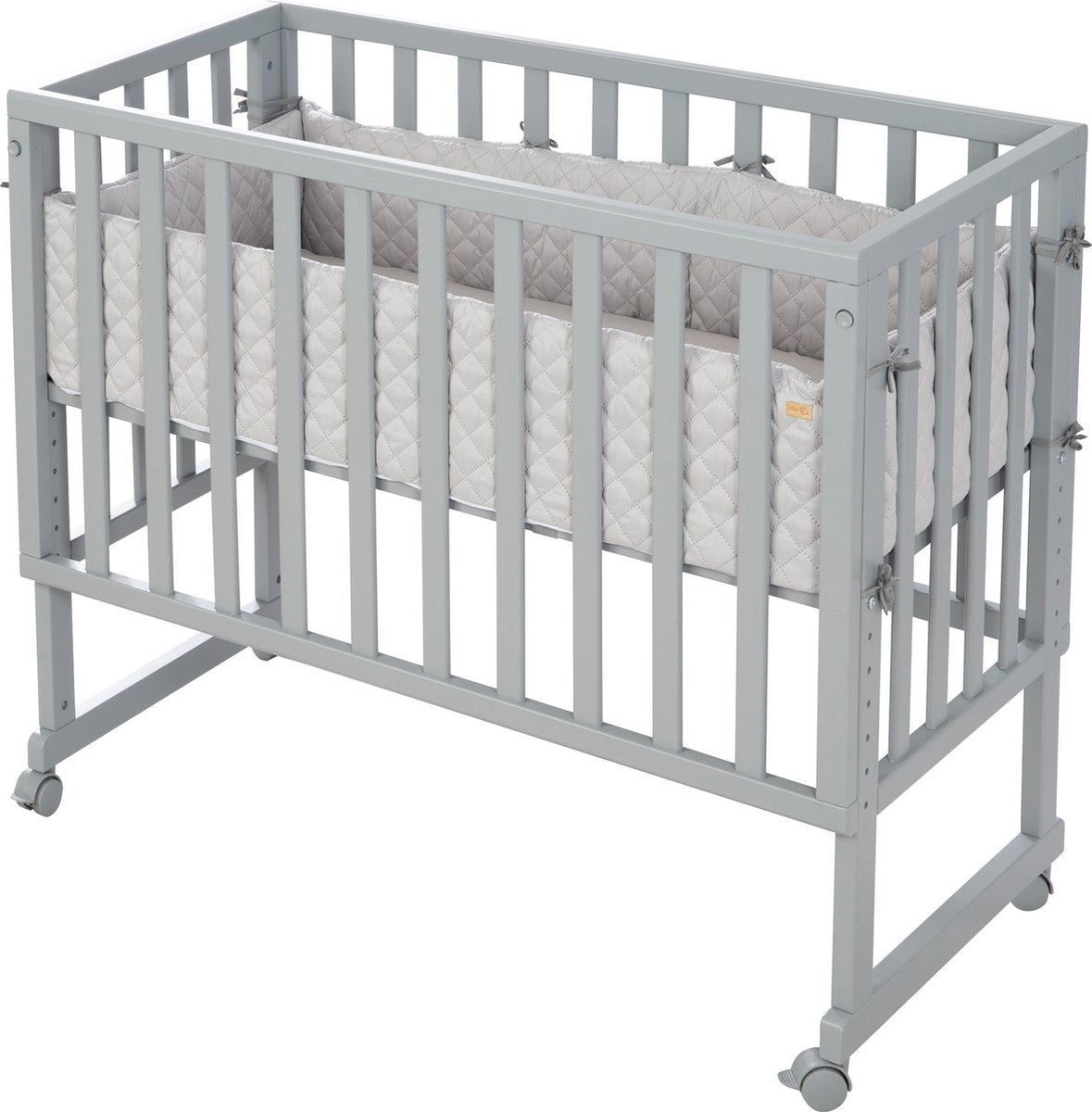 Roba - 3-in-1 Bijzetbed - Grijs