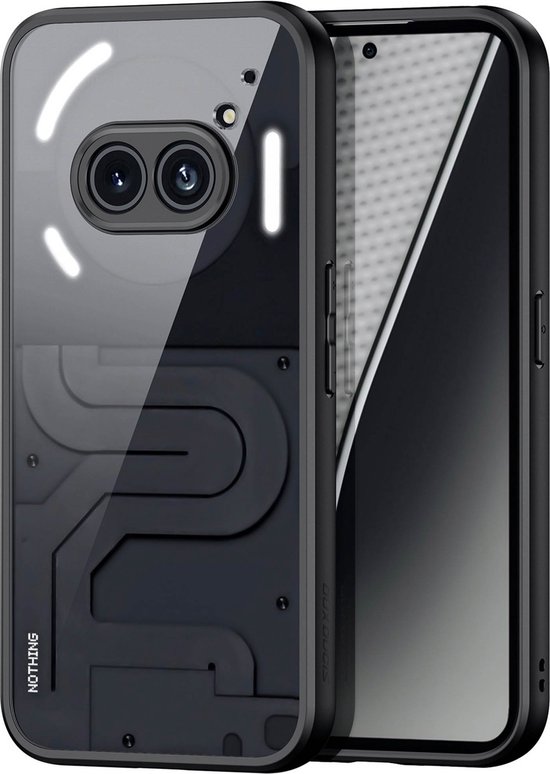 Dux Ducis - Telefoon hoesje geschikt voor de Nothing Phone 2a/2a Plus - Back Cover - Aimo Series - Zwart