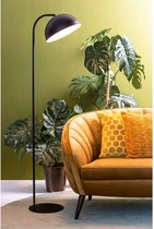 Light & Living Vloerlamp Mette - Zwart - 37x30x155cm - Modern - Staande lamp voor Woonkamer - Slaapkamer