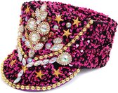 Harmoniepet Roze Luxe Met Steentjes en Pailletten