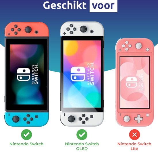 George Napoli Nintendo Switch Case - Met opbergvak voor 20 games - Nintendo Switch Hoes - Nintendo Switch Accessoires - Zwart - George Napoli