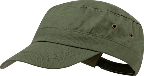 Pet - Baseball cap - Petten - Met klittenbandsluiting - One size - Katoen - Groen