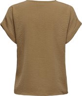 Jacqueline de Yong T-shirt Jdyrachel S/s Top Wvn 15229004 Toasted Coconut Dames Maat - 42