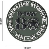 Embleem 3D PVC D-Day 80 operation overlord