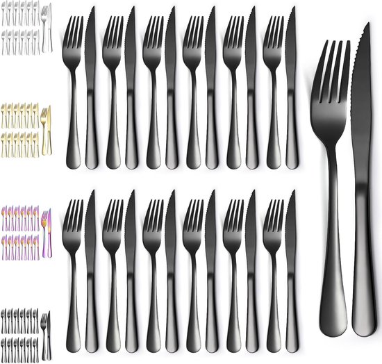 WMF Geschenkidee Bullshead 1289616046 steakmessenset 6-delig WMF Geschenkidee Bullshead 1289616046 steakmessenset 6-delig