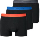 Schiesser 3-pack heren boxershort 95/5 - Coloured - S - Zwart